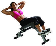 Load image into Gallery viewer, HOIST Fitness HF-4263 Dual Adjustable Ab/Back Hyper Roman Chair Exercise Bench - Platinum