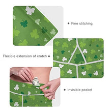 Load image into Gallery viewer, visesunny High Waist Yoga Pants with Pockets Saint Patricks Day Clover Leaf Buttery Soft Tummy Control Running Workout Pants 4 Way Stretch Pocket Leggings