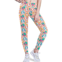 Load image into Gallery viewer, visesunny High Waist Yoga Pants with Pockets Cute Colored Llama Star Buttery Soft Tummy Control Running Workout Pants 4 Way Stretch Pocket Leggings