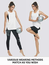 Load image into Gallery viewer, Cosy Pyro Workout Tank Tops for Women Lightweight Running Tanks Basic Gym Tops Sleeveless Athletic Yoga Shirts-4 Pack Black/Light Gray/White/Wine XL