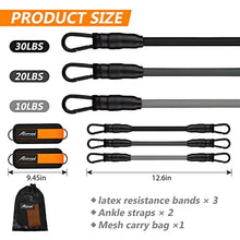 Load image into Gallery viewer, Ankle Bands for Working Out, Ankle Resistance Band with Cuffs, Resistance Bands for Leg Butt Training Exercise Equipment for Kickbacks Hip Gluteus Training Exercises, Ankle Strap with Exercise Bands