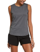 Load image into Gallery viewer, BALEAF Women's Workout Tank Tops Sleeveless Running Atnletic Shirts Activewear Gym Tops Gray Size