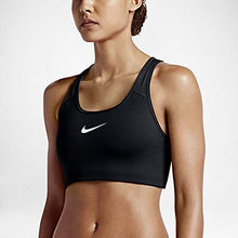 Load image into Gallery viewer, Women's Nike Swoosh Sports Bra, Sports Bra for Women with Compression & Medium Support, Black/White, XL
