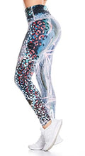 Load image into Gallery viewer, Drakon Leggings Women´s Activewear Workout Pants Printed Compression Pants Yoga Tights White-red