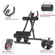 Load image into Gallery viewer, WINBOX Ab Machine Multi-functional Exercise Equipment for Home Gym, Height Adjustable Abs Workout Equipment, Black