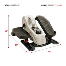Load image into Gallery viewer, Sunny Health & Fitness Fully Assembled Magnetic Under Desk Elliptical Peddler – SF-E3872