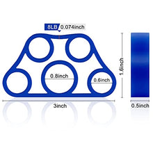 Load image into Gallery viewer, WFFIT Finger Exercise Finger Grip Finger Stretcher, Resistance Bands Hand Extensor Exerciser Elastic,Finger Grip Trainer for Relieve Joint Pain, Rehabilitation,Relaxation Grips Workout