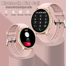 Load image into Gallery viewer, Smart Watch for Women Make Answer Call, Bluetooth Smartwatch Fitness Tracker with Heart Rate SpO2 Sleep Tracker,Calorie,Steps, Waterproof Fitness Watch Compatible Android iOS (Pink)
