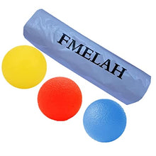 Load image into Gallery viewer, FMELAH 3 Resistance Levels Stress Relief Balls Multiple Resistance Therapy Exercise Gel Squeeze Balls Kits for Hand Finger Wrist Muscles Arthritis Training Grip Exerciser Strengthening (2inch/5cm per pcs. Set of 3pcs)
