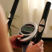 Load image into Gallery viewer, Sunny Health & Fitness SF-E905 Elliptical Machine Cross Trainer with 8 Level Resistance and Digital Monitor , Gray, White, 28 L x 17 W x 57 H
