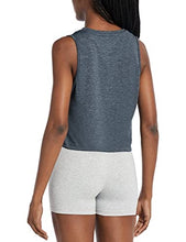 Load image into Gallery viewer, BALEAF Women's Crop Tops Workout Cropped Tank Tops Athletic Muscle Shirts Heather Navy Size