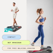 Load image into Gallery viewer, Under Desk Treadmill Motorized Folding Small Walking Treadmills for Home & Office Egofit Walker Pro M1, Installation-Free with LCD Display, Compact Fit Standing Desk Treadmills