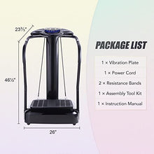Load image into Gallery viewer, 2000W Whole Body Vibration Platform Exercise Machine with MP3 Player (180 Speed Levels Platform)