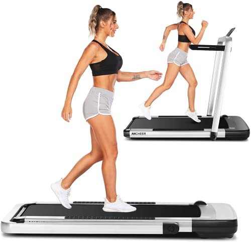 ANCHEER Treadmill,Folding Treadmill for Home Workout,Electric Walking Under Desk Treadmill with APP Control,Portable Exercise Walking Jogging Running Machine