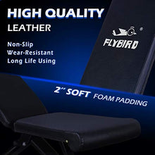 Load image into Gallery viewer, FLYBIRD Weight Bench, Adjustable Strength Training Bench for Full Body Workout with Fast Folding-New Version