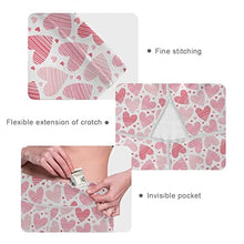 Load image into Gallery viewer, visesunny High Waist Yoga Pants with Pockets Heart Valentines Day Buttery Soft Tummy Control Running Workout Pants 4 Way Stretch Pocket Leggings