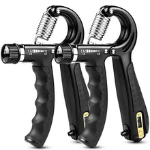 Load image into Gallery viewer, EPKAOZEY Grip Strength Trainer, 2 Pack Hand Grip Strengthener with Adjustable Resistance 11-132Lbs, Forearm strengthener, Non-Slip Hand Gripper for Muscle Building Hand Exercises for Athletes