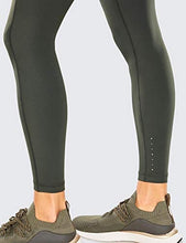 Load image into Gallery viewer, CRZ YOGA Women's Naked Feeling Workout Leggings 25 Inches - High Waisted Yoga Pants with Side Pockets Grey Olive