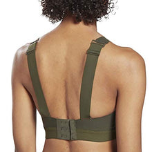 Load image into Gallery viewer, Reebok Women's Standard Puremove+ High Impact Sports Bra, Poplar Green, Large E&F