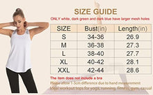 Load image into Gallery viewer, Aeuui Workout Tops for Women Mesh Racerback Tank Yoga Shirts Gym Clothes Yellow

