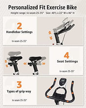 Load image into Gallery viewer, YOSUDA Indoor Cycling Bike Stationary - Cycle Bike with Ipad Mount & Comfortable Seat Cushion