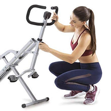 Load image into Gallery viewer, Marcy Squat Rider Machine for Glutes and Quads Workout XJ-6334, Silver & Black