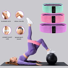 Load image into Gallery viewer, Jan&Niss Resistance Workout Equipment Band for Women - 3 Level Booty Exercise Set for Butt - Glute - Thighs - Legs – Pilates