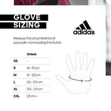 Load image into Gallery viewer, adidas Essential Adjustable Fingerless Gloves for Men and Women - Padded Weight Lifting Gloves - Adjustable Wrist Straps for Tailored, Secure Fit - Red, Large