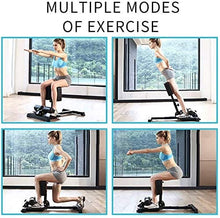 Load image into Gallery viewer, leikefitness Deluxe Multi-Function Deep Sissy Squat Bench Home Gym Workout Station Leg Exercise Machine Black-8300