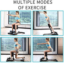 Load image into Gallery viewer, leikefitness Deluxe Multi-Function Deep Sissy Squat Bench Home Gym Workout Station Leg Exercise Machine Black-8300
