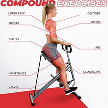 Load image into Gallery viewer, Sunny Health & Fitness Squat Assist Row-N-Ride™ Trainer for Glutes Workout with Online Training Video
