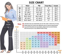 Load image into Gallery viewer, IUGA Bootcut Yoga Pants with Pockets for Women High Waist Workout Bootleg Pants Tummy Control, 4 Pockets Work Pants for Women Black