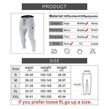 Load image into Gallery viewer, BROKIG Mens Zip Joggers Pants - Casual Gym Fitness Trousers Comfortable Tracksuit Slim Fit Bottoms Sweatpants with Pockets (Heather Grey)