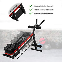 Load image into Gallery viewer, Wesfital AB Workout equipment Sit Up Bench Abdominal Trainer Full Body Strength training Home Gym Fitness Machine for Thighs, Glutes, Sit-ups With 3 difficulty Levels And Digital Display