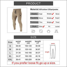 Load image into Gallery viewer, BROKIG Mens Zip Joggers Pants - Casual Gym Workout Track Pants Comfortable Slim Fit Tapered Sweatpants with Pockets (Beige)