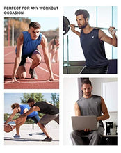 Load image into Gallery viewer, Roadbox Workout Sleeveless Shirts for Men Athletic Gym Basketball Quick Dry Muscle Tank Tops(Black+Grey+Black Heather, S)