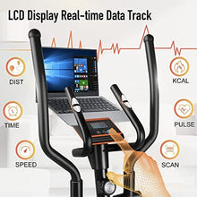 Load image into Gallery viewer, STAR POWER Elliptical Exercise Machine for Home Use, Magnetic Elliptical Cross Trainer with LCD Monitor, Elliptical Training Machines with 16Levels Resistance, 330lbs Capacity