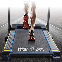 Load image into Gallery viewer, Folding Electric Treadmill Running Machine with 3 Levels Manual Incline - 2.5 HP Power 15 Preset Program 10 Minutes Assembly, Max. 8.5 MPH with Large Display & Cup Holder for Home Use