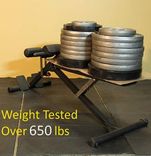 Load image into Gallery viewer, Fitness Reality X-Class Light Commercial Multi-Workout Abdominal/Hyper Back Extension Bench, Black