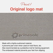 Load image into Gallery viewer, Primasole Yoga Mat with Carry Strap for Yoga Pilates Fitness and Floor Workout at Home and Gym 1/4 thick (Earth Brown Gray Color) PSS91NH004A
