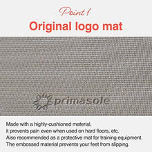 Load image into Gallery viewer, Primasole Yoga Mat with Carry Strap for Yoga Pilates Fitness and Floor Workout at Home and Gym 1/4 thick (Earth Brown Gray Color) PSS91NH004A