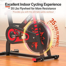 Load image into Gallery viewer, VIGBODY Exercise Bike Indoor Cycling Bicycle Stationary Bikes Cardio Workout Machine Upright Bike Belt Drive Home Gym
