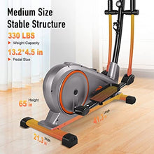 Load image into Gallery viewer, STAR POWER Elliptical Exercise Machine for Home Use, Magnetic Elliptical Cross Trainer with LCD Monitor, Elliptical Training Machines with 16Levels Resistance, 330lbs Capacity