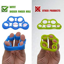 Load image into Gallery viewer, WFFIT Finger Exercise Finger Grip Finger Stretcher, Resistance Bands Hand Extensor Exerciser Elastic,Finger Grip Trainer for Relieve Joint Pain, Rehabilitation,Relaxation Grips Workout