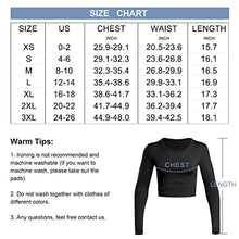 Load image into Gallery viewer, TrainingGirl Women Cutout Workout Crop Tops Long Sleeves Open Back Yoga Shirts Slim Fit Gym Athletic Shirts with Built in Bra (Black, Large)