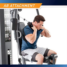 Load image into Gallery viewer, Marcy 150lb. Stack Home Gym with Pulley, Arm, and Leg Developer Multifunctional Workout Station for Weightlifting and Bodybuilding – 300 lbs Capacity MWM-4965, Black