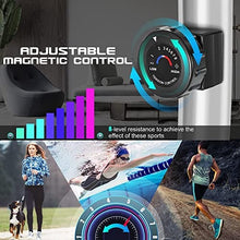 Load image into Gallery viewer, ANCHEER Elliptical Machine, Cross Trainer with Pulse Rate Grips and LCD Monitor, 8 Resistance Levels Smooth Quiet Driven for Home Gym Office Workout 350LBS Weight Limit