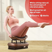 Load image into Gallery viewer, EILISON FITABS Vibration Plate Exercise Machine - Vibration Platform | Whole Body Viberation Machine for Weight Loss, Shaping, Training, Recovery, Toning, ABS & Fit Massage(Double Seat)