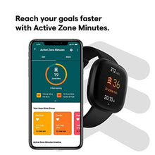Load image into Gallery viewer, Fitbit Versa 3 Health & Fitness Smartwatch with GPS, 24/7 Heart Rate, Alexa Built-in, 6+ Days Battery, Black/Black, One Size (S & L Bands Included)