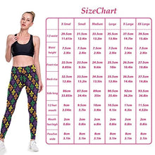 Load image into Gallery viewer, visesunny High Waist Yoga Pants with Pockets Mardi Gras with French Lily Tummy Control Workout Running Yoga Leggings for Women